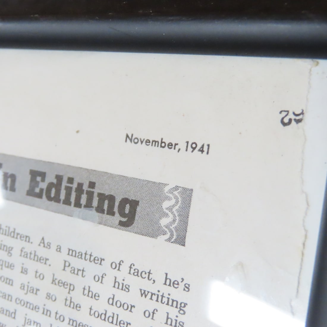 Framed, Mounted WWII Era US Newspapers - 7