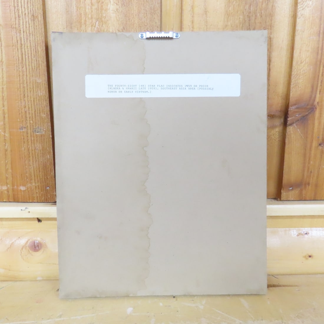 Framed US Air Force WWII Era Silk Blood Chit - 15