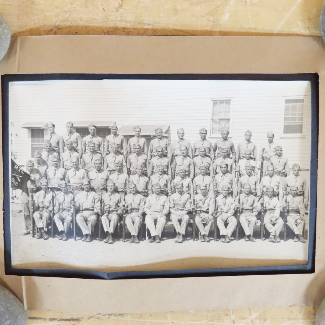 WWII Camp Fannin, TX Infantry Framed Yardlong - 17