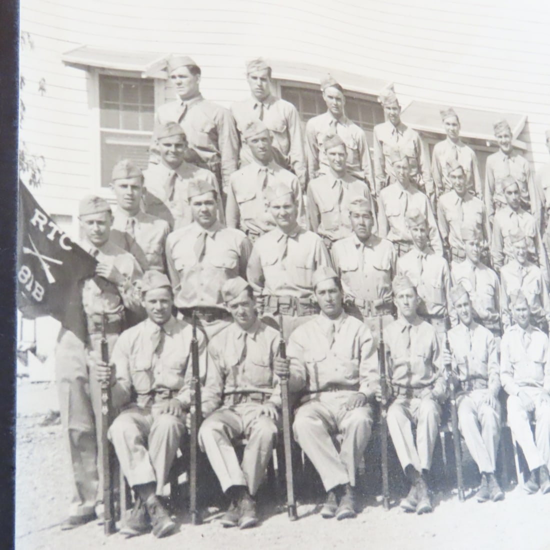 WWII Camp Fannin, TX Infantry Framed Yardlong - 18
