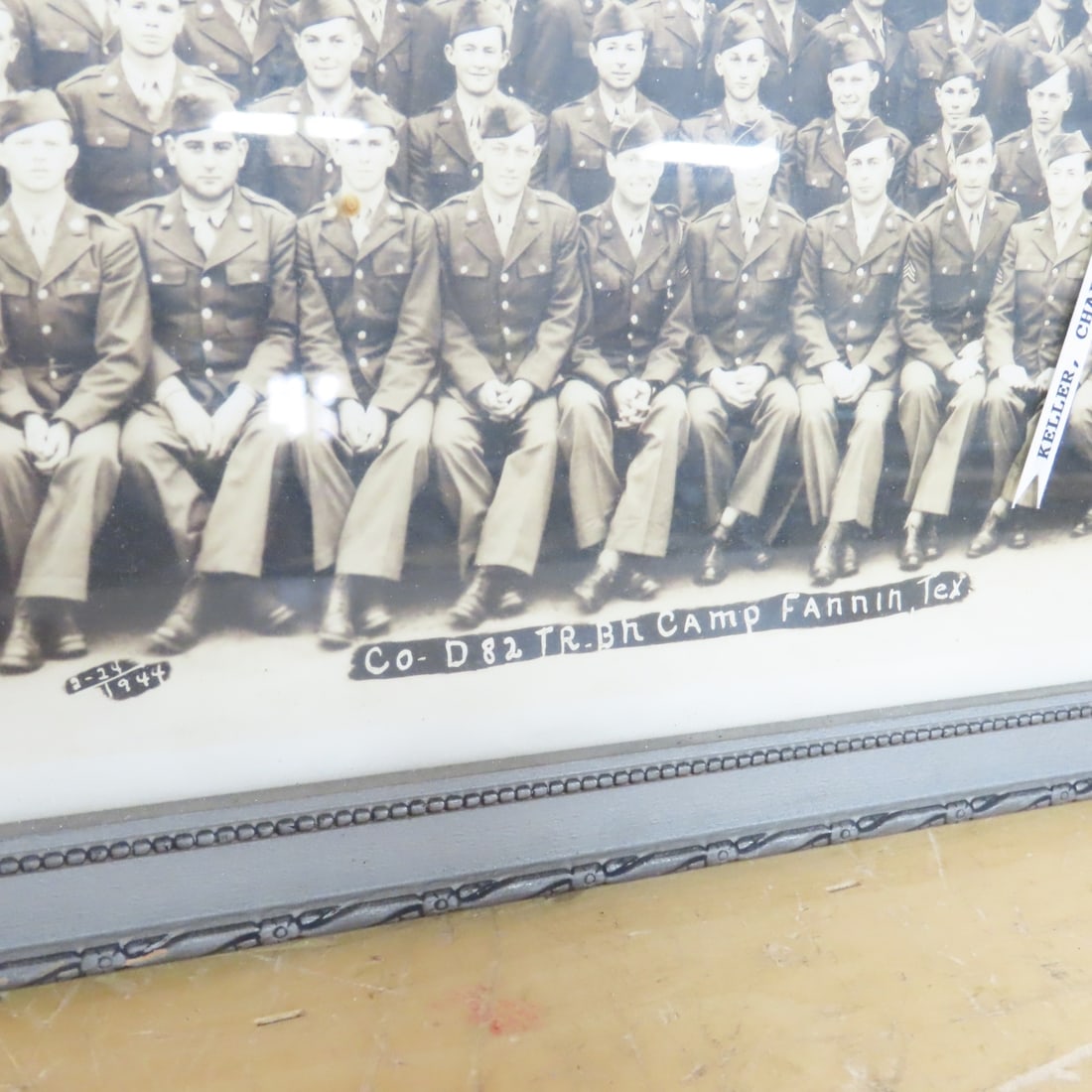 WWII Camp Fannin, TX Infantry Framed Yardlong - 3