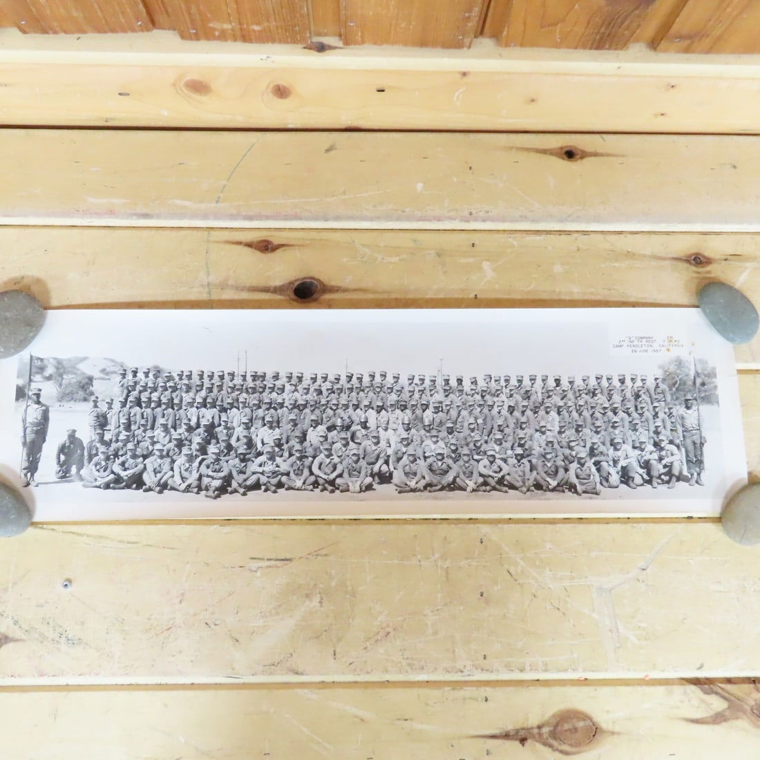 WWII Camp Fannin, TX Infantry Framed Yardlong - 8