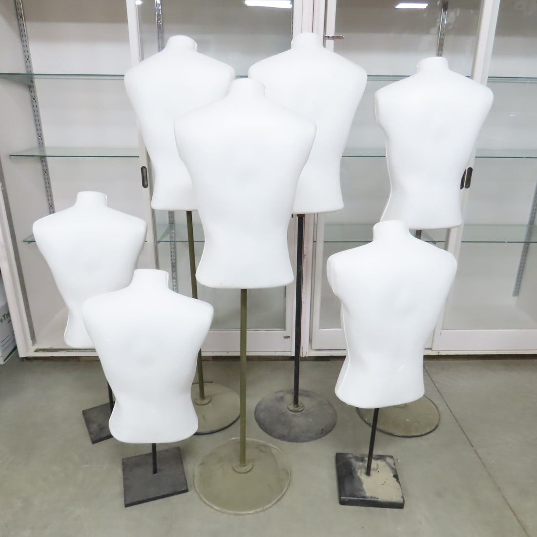 7 Styrofoam Mannequin Torsos on Bases - 4