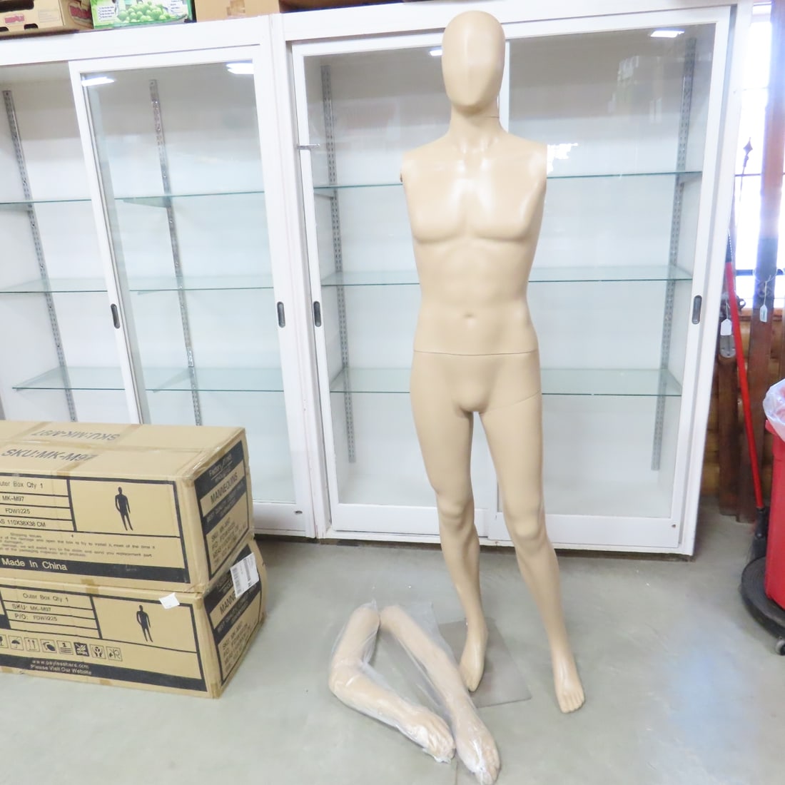 3 MK-97 6ft Tall Full Body Mannequins w/Bases - 2