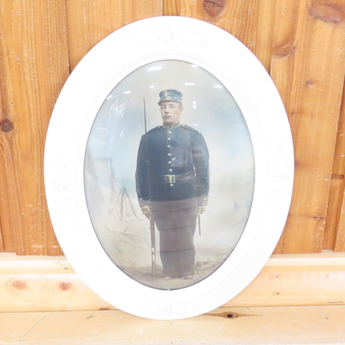 Framed Photograph of 1800s Swedish Soldier (1 of 12)