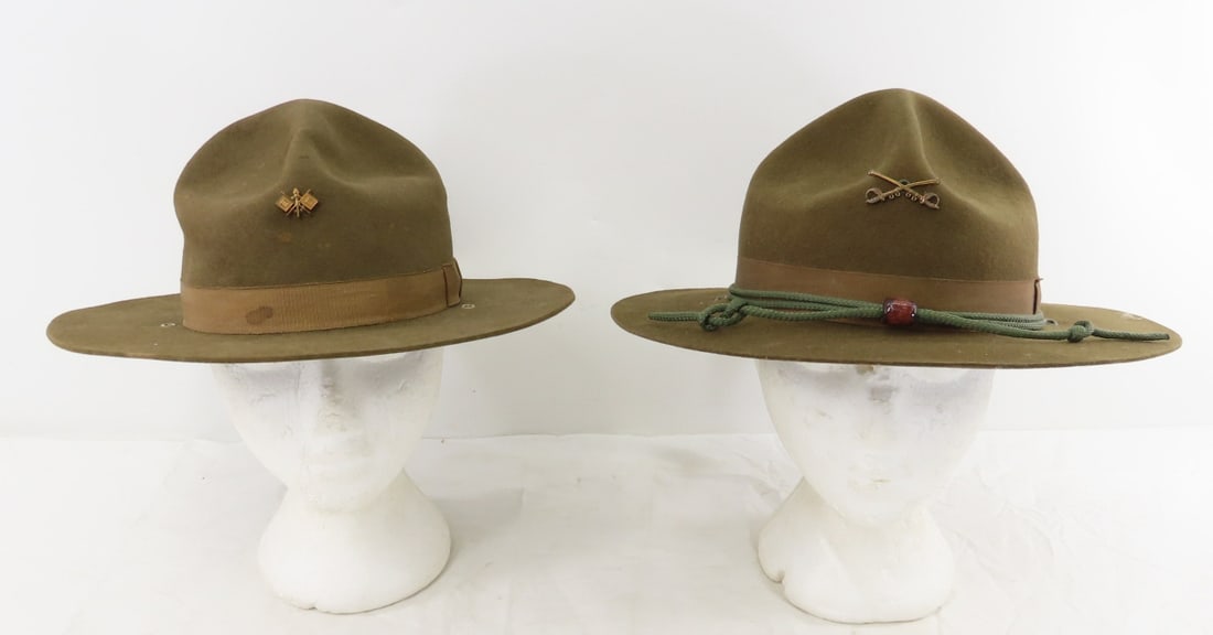 2 Vintage US Military Montana Peak Campaign Hats (1 of 16)