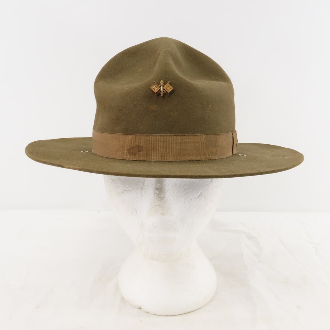 2 Vintage US Military Montana Peak Campaign Hats - 2