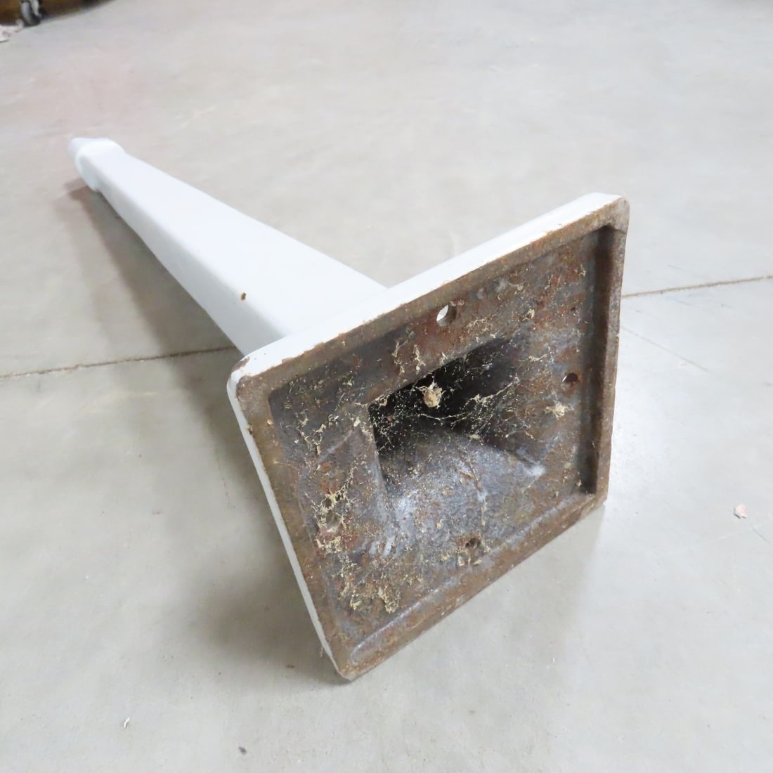 6 Vintage Cast Iron, Porcelain Stool Stands - 5