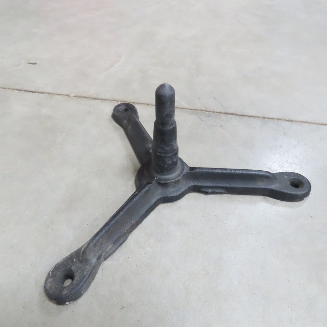 6 Vintage Cast Iron, Porcelain Stool Stands - 6