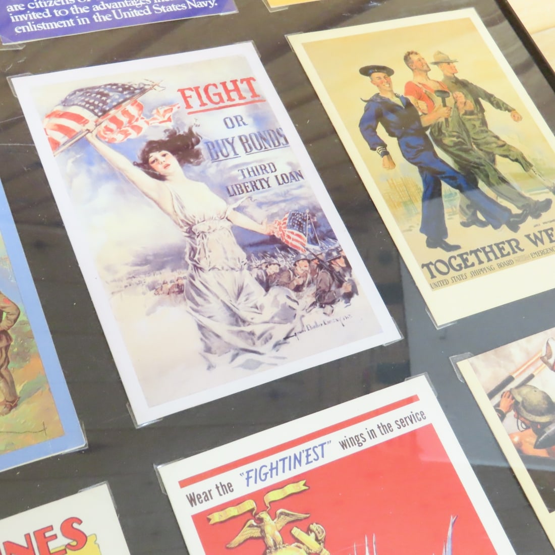 Framed US Military Artwork and Photographs - 3