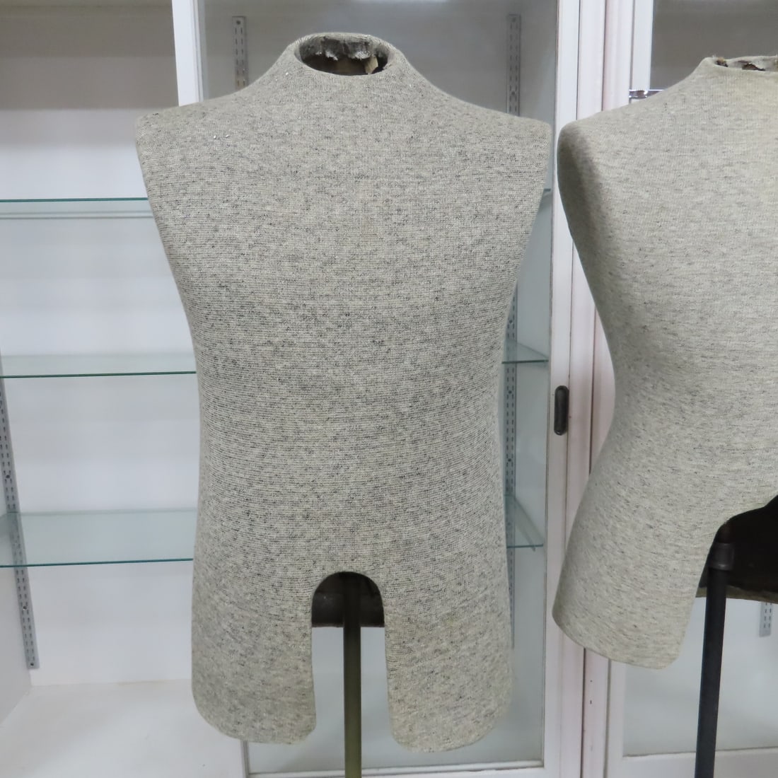 3 Dress Form Mannequins on Stands - 2