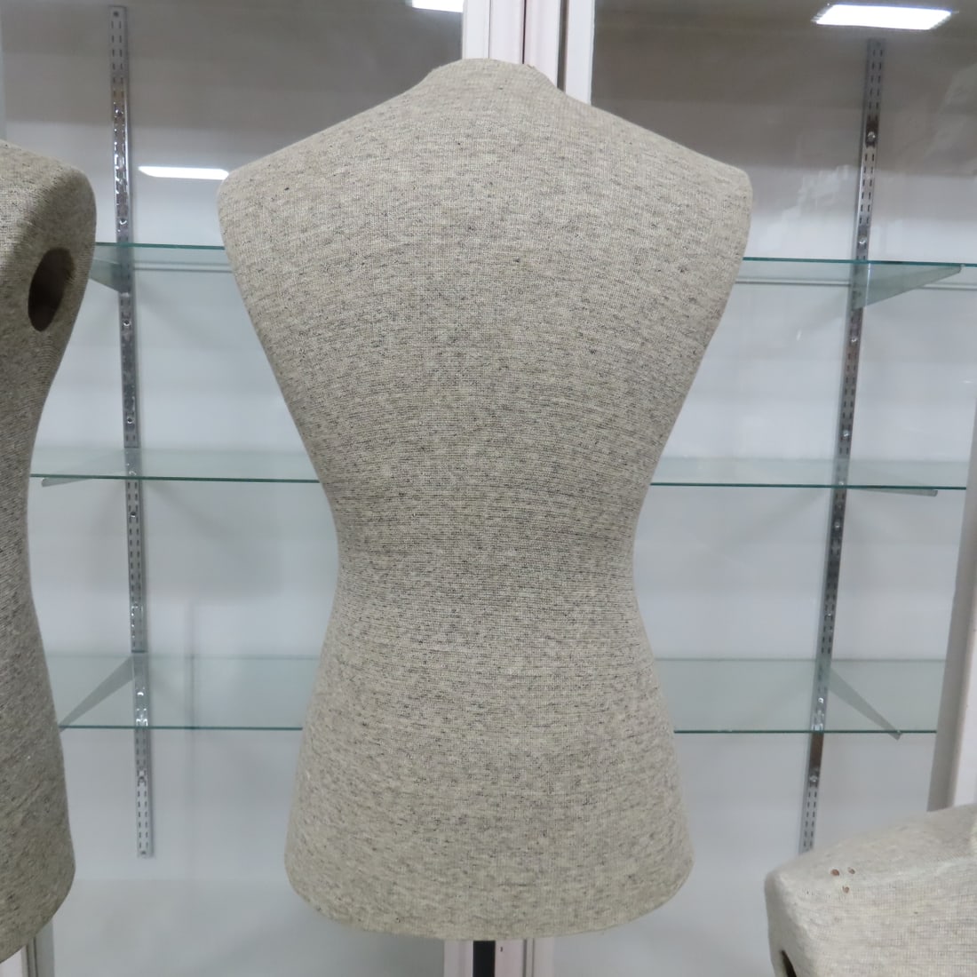 3 Dress Form Mannequins on Stands - 9