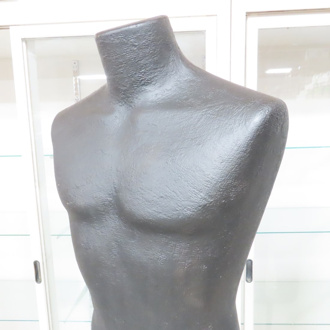4 Black Mannequin Torsos on Stands - 5
