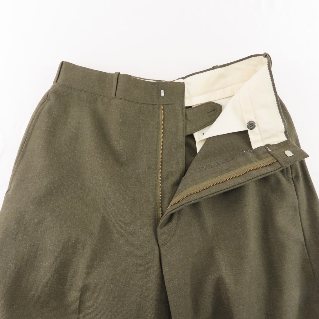 13 Pair Vintage US Military Dress Pants & 2 Caps - 10