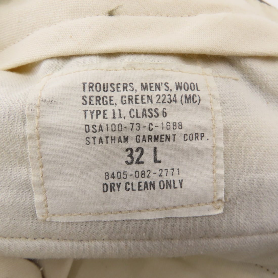 13 Pair Vintage US Military Dress Pants & 2 Caps - 11