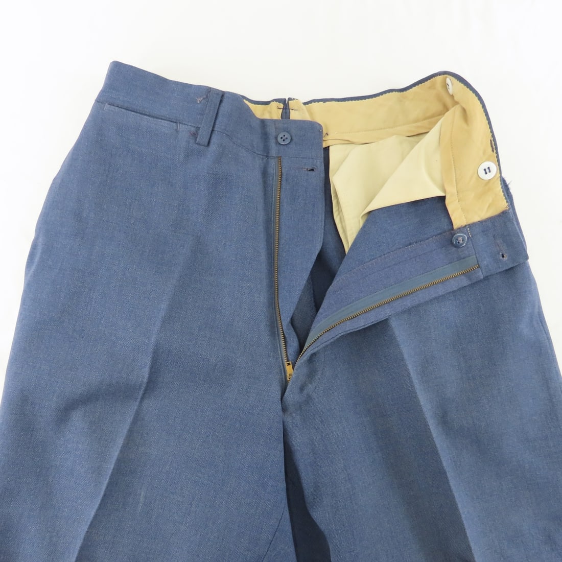 13 Pair Vintage US Military Dress Pants & 2 Caps - 12