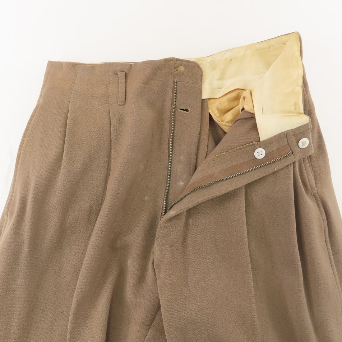 13 Pair Vintage US Military Dress Pants & 2 Caps - 20