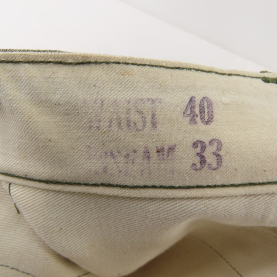 13 Pair Vintage US Military Dress Pants & 2 Caps - 6