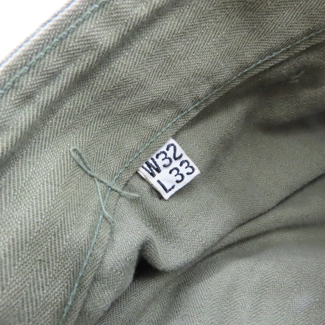 13 Pair Vintage US Military Dress Pants & 2 Caps - 8