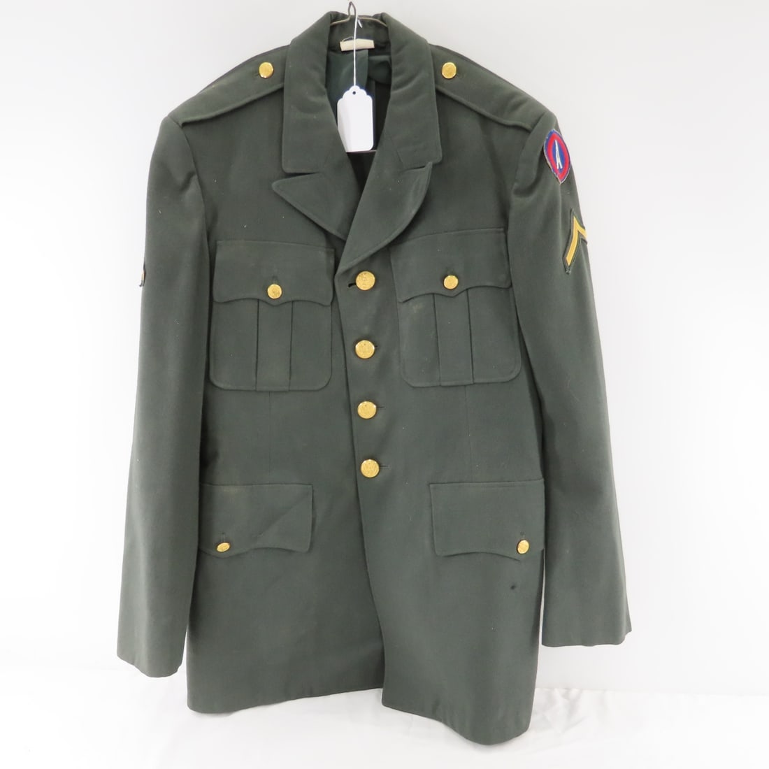 2 Vintage US Army Class A Green Dress Uniforms - 14