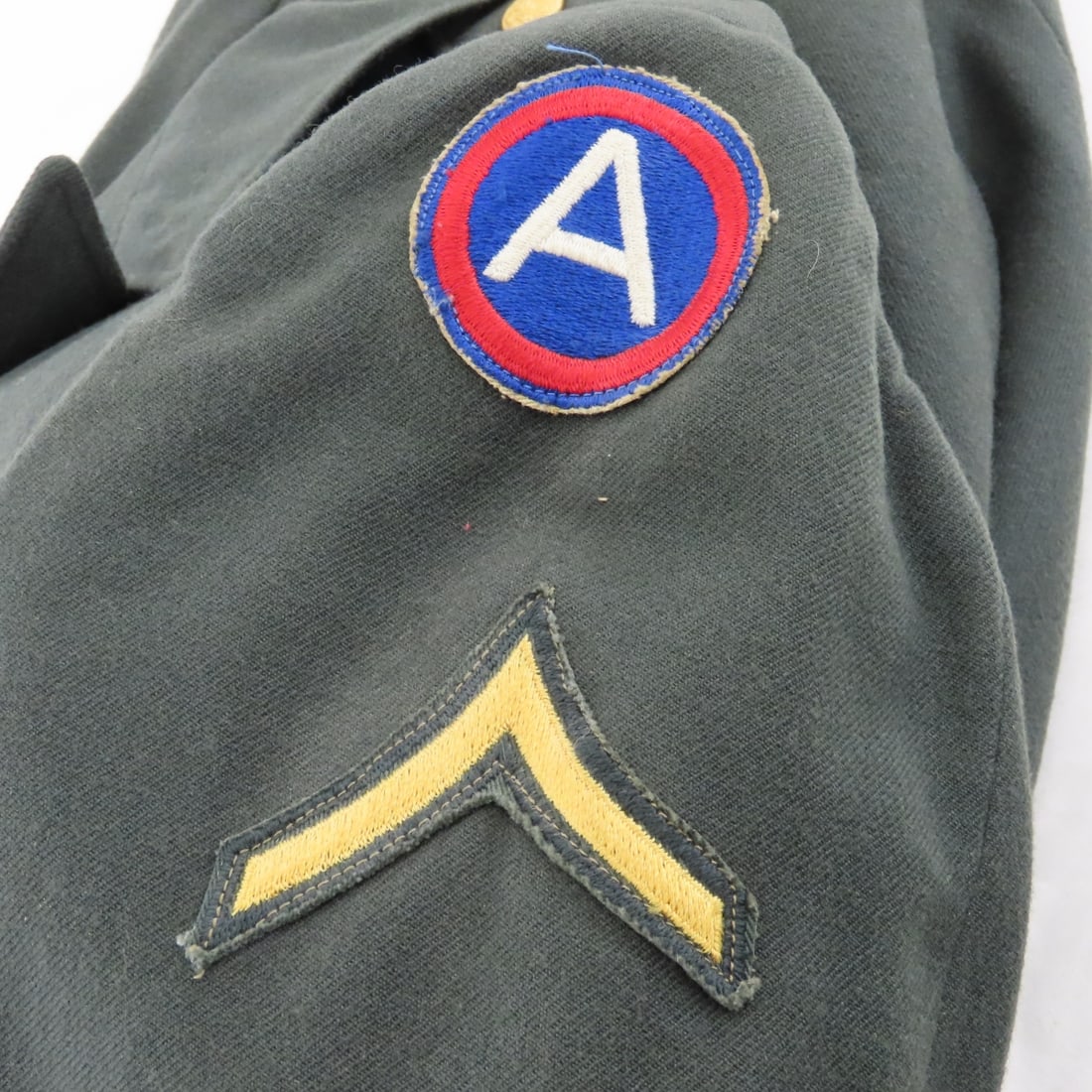 2 Vintage US Army Class A Green Dress Uniforms - 17