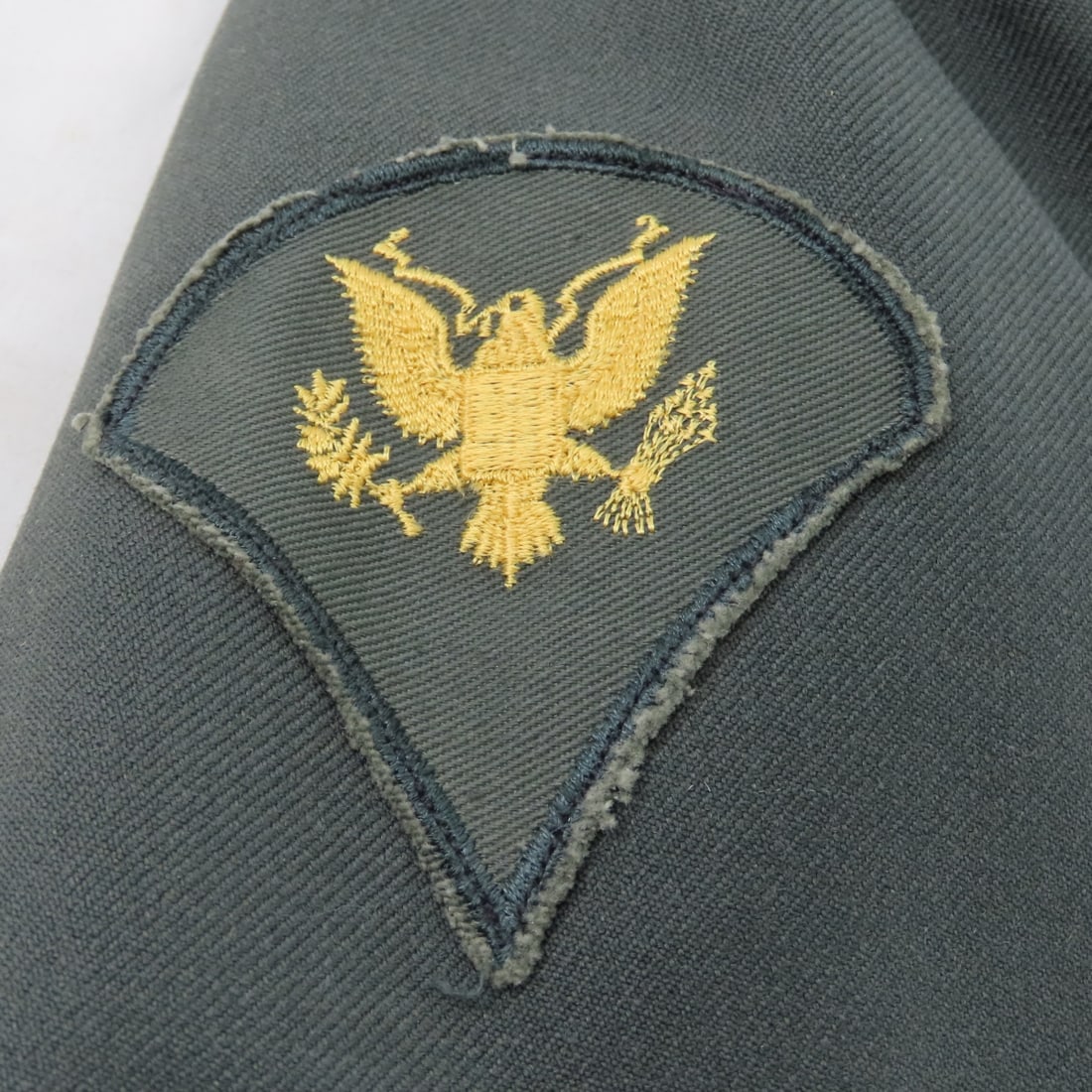 2 Vintage US Army Class A Green Dress Uniforms - 4