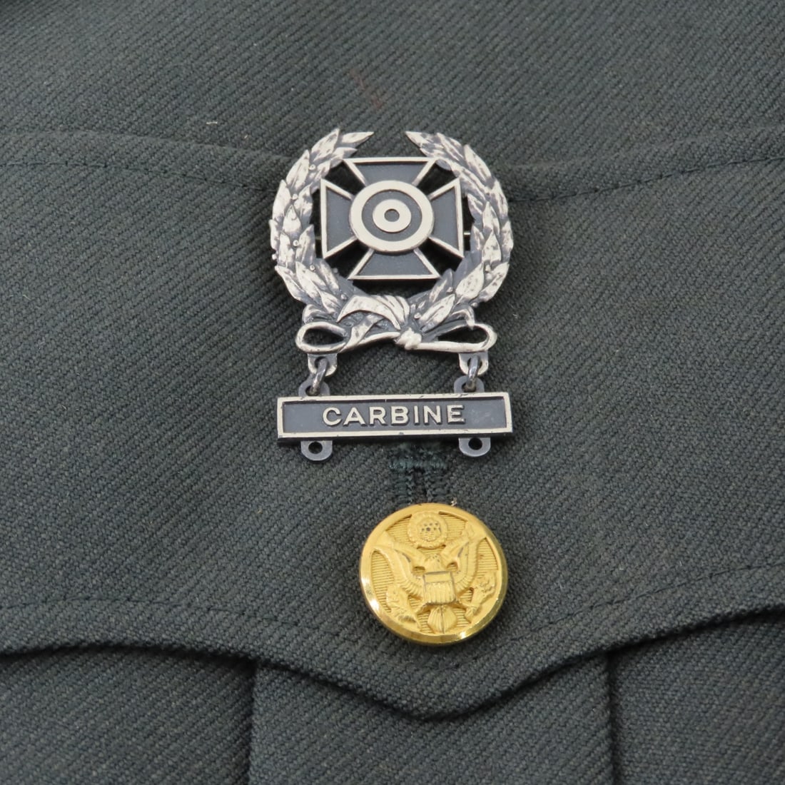 2 Vintage US Army Class A Green Dress Uniforms - 6