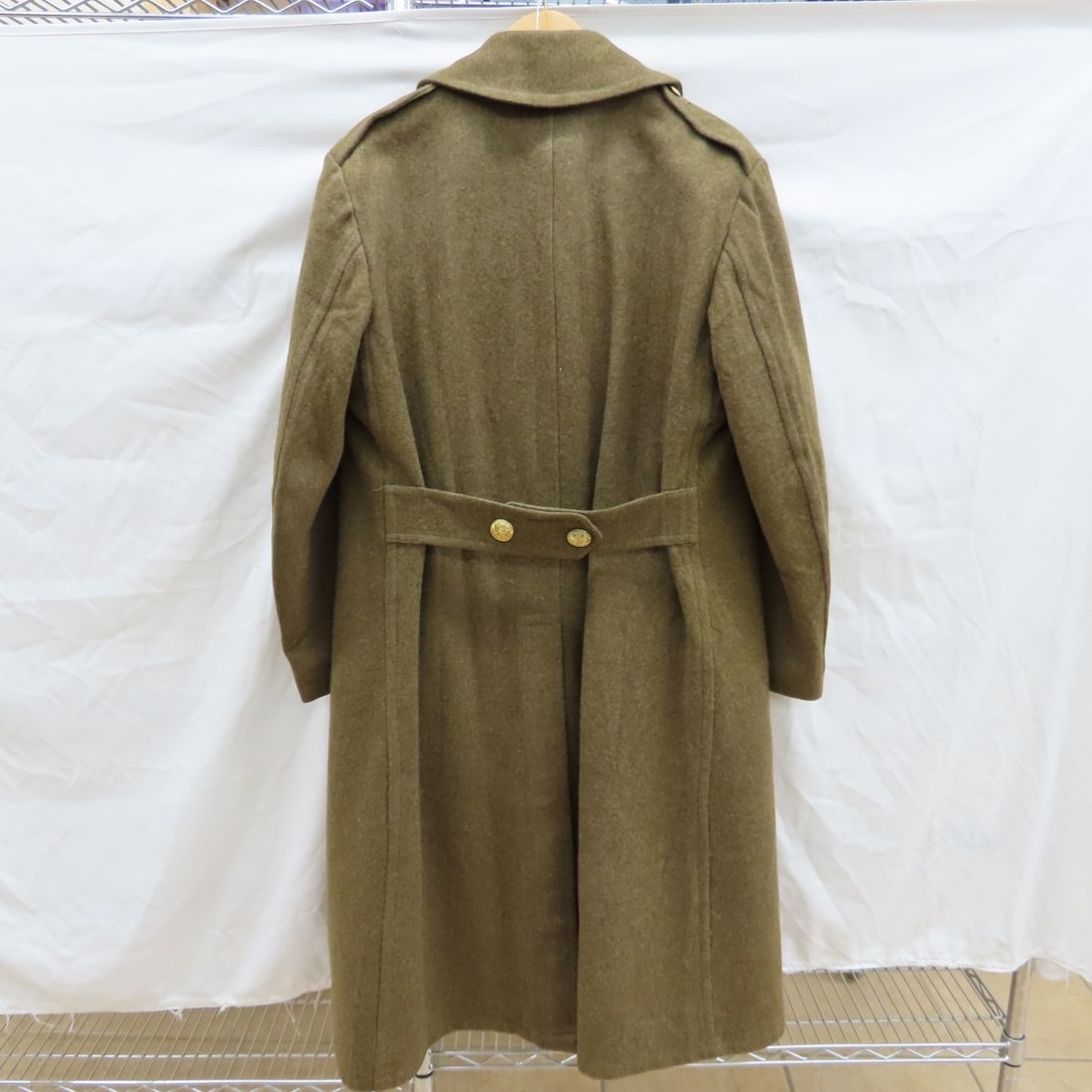 2 WWII US Army Double Breasted Wool Overcoats - 15