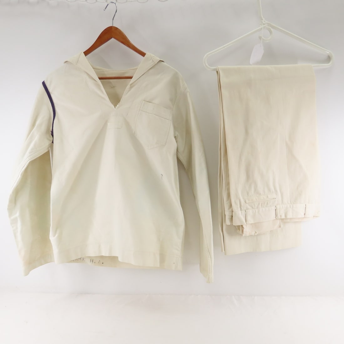 WWII Era US Navy Service Dress Whites, Seaman - 2