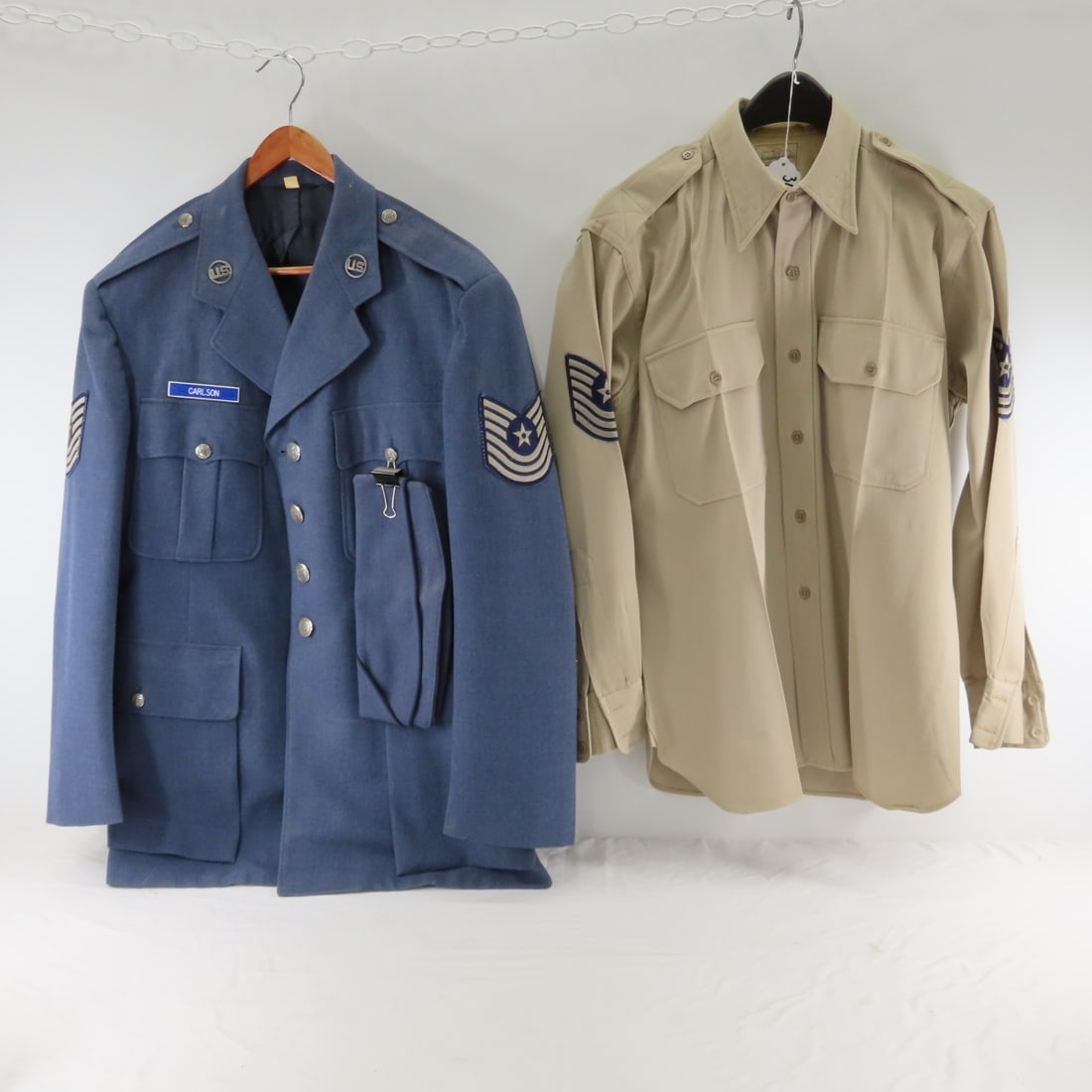 Vintage USAF Dress Uniforms & Wool Trench Coats - 17