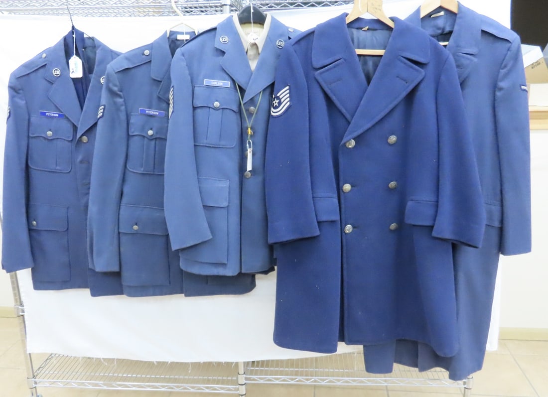 Vintage USAF Dress Uniforms & Wool Trench Coats (1 of 20)