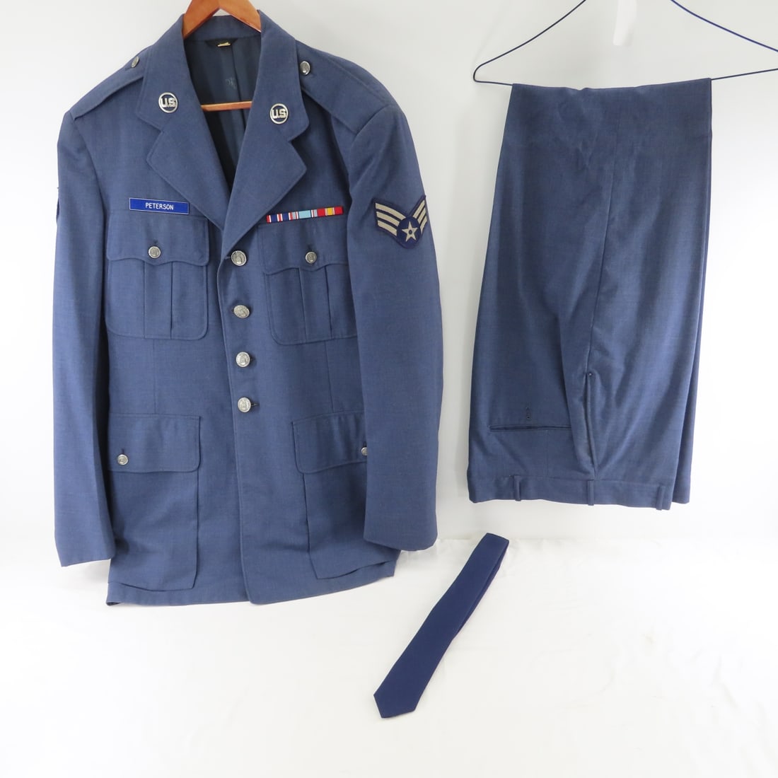 Vintage USAF Dress Uniforms & Wool Trench Coats - 2