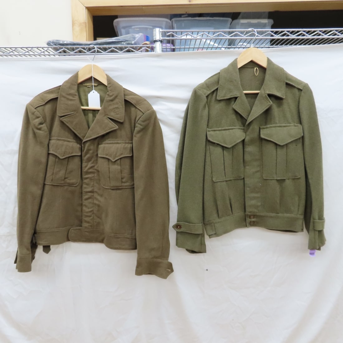 Vintage US Army Class A Uniforms, & "Ike" Jackets - 2