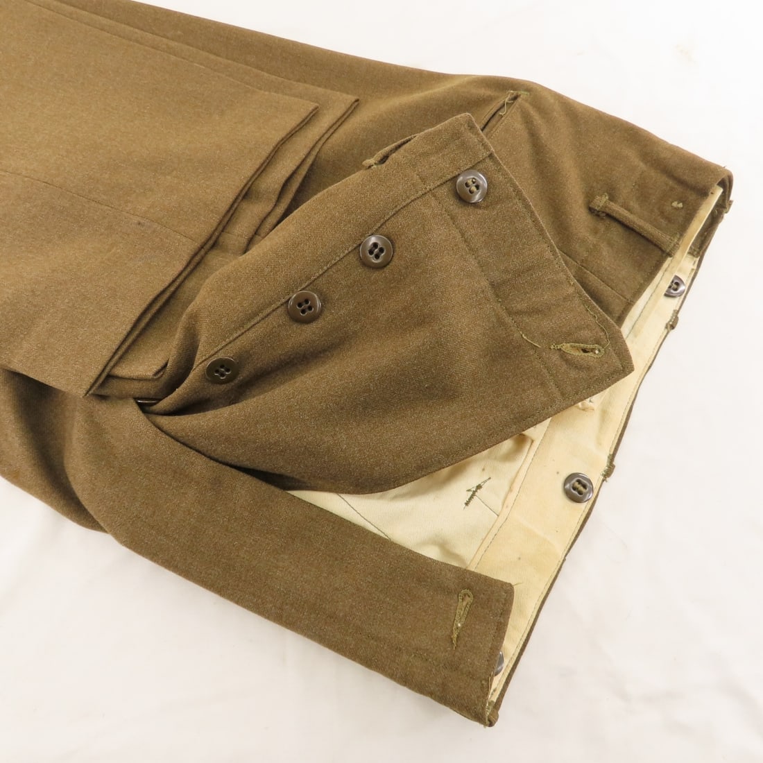 WWII M1942 & "Ike" Olive Drab Field Jackets, Pants - 13