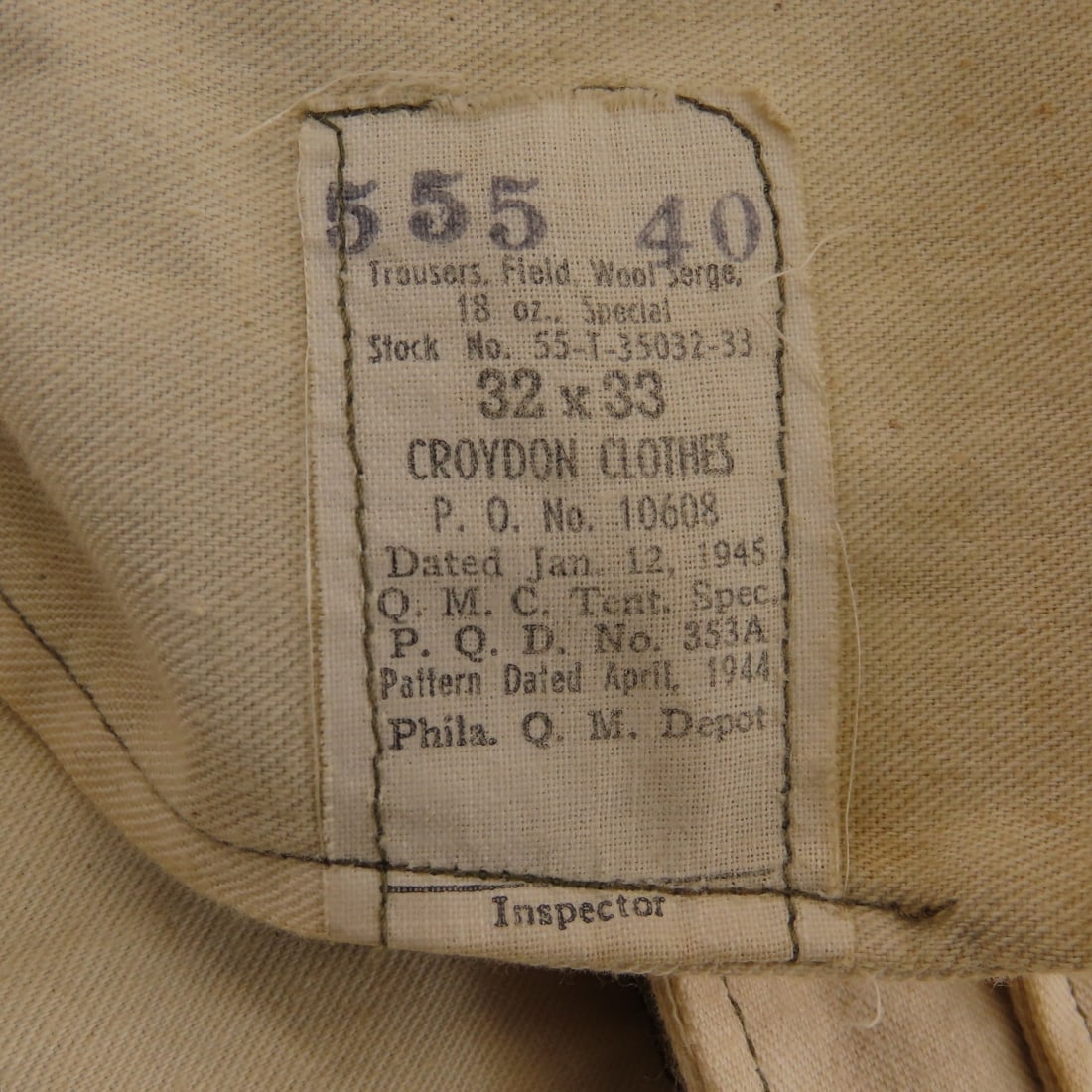 WWII M1942 & "Ike" Olive Drab Field Jackets, Pants - 14