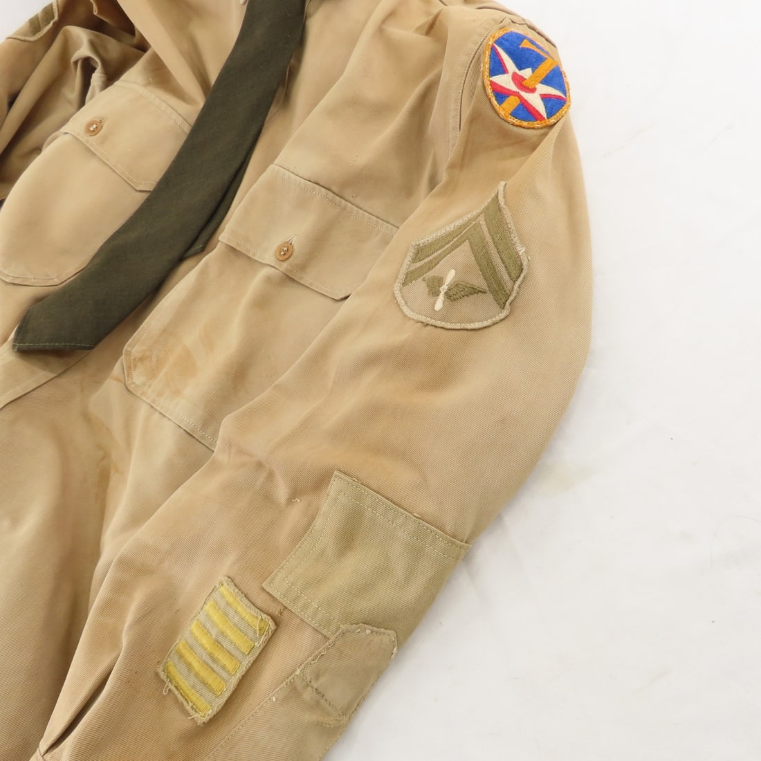 WWII M1942 & "Ike" Olive Drab Field Jackets, Pants - 19