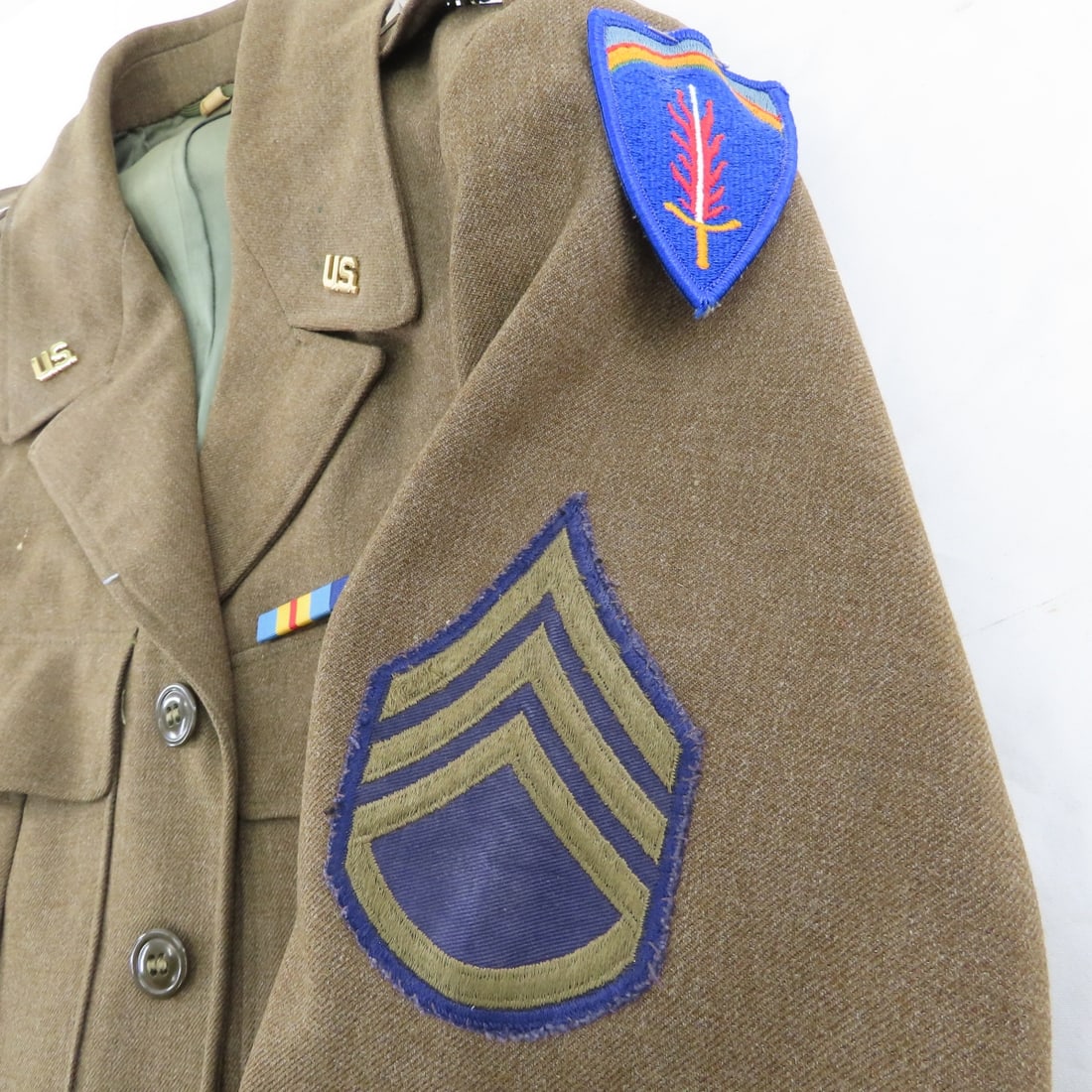 WWII M1942 & "Ike" Olive Drab Field Jackets, Pants - 6