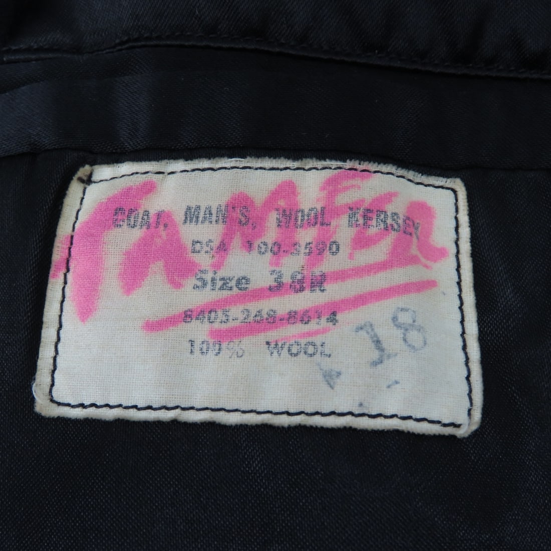 1960s US Navy Kersey Wool Double Breasted Peacoats - 11