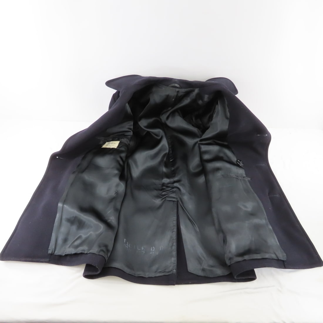 1960s US Navy Kersey Wool Double Breasted Peacoats - 4