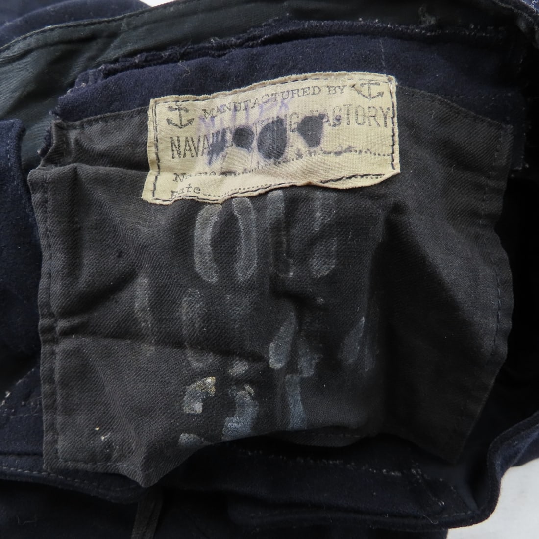 WWII US Navy Enlisted Dress Blue Wool Jumpers - 12