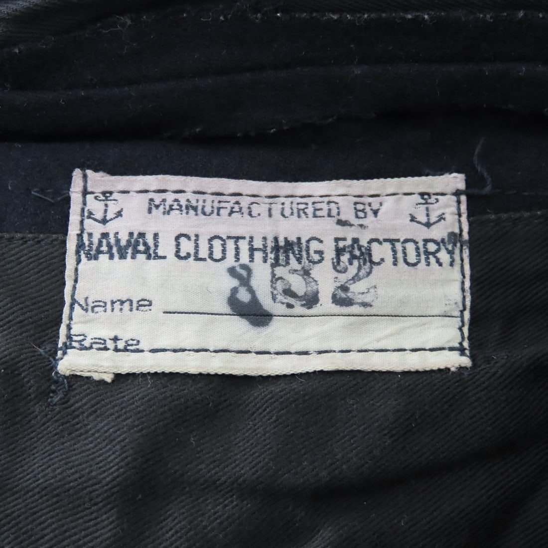 WWII US Navy Enlisted Dress Blue Wool Jumpers - 18