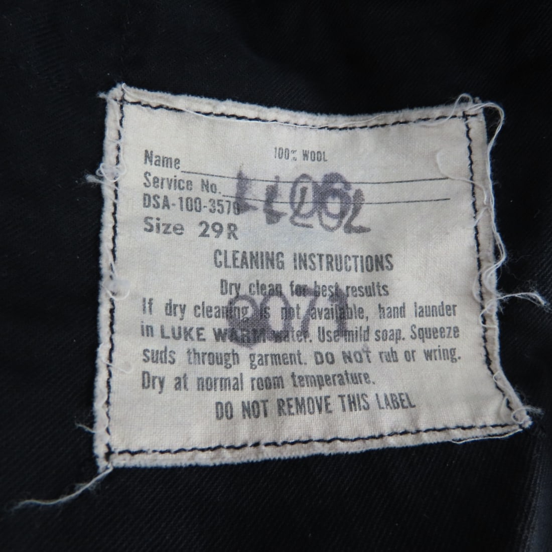 WWII US Navy Enlisted Dress Blue Wool Jumpers - 6