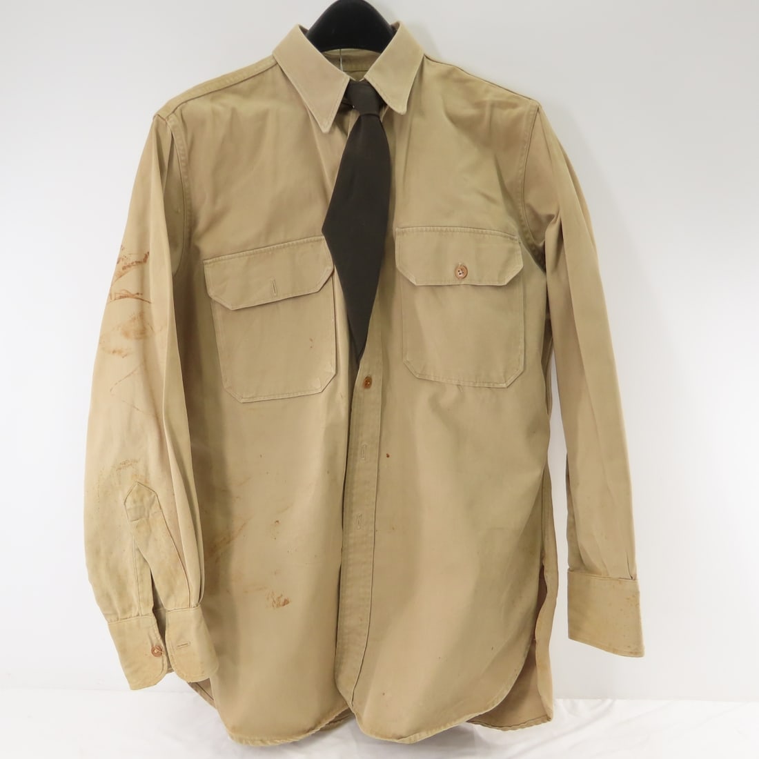 WWII US Army Wool Jacket, Shirt & Riding Breeches - 10