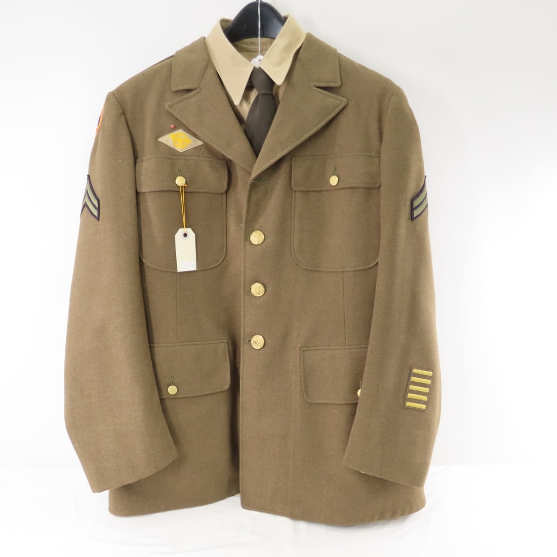 WWII US Army Wool Jacket, Shirt & Riding Breeches - 2