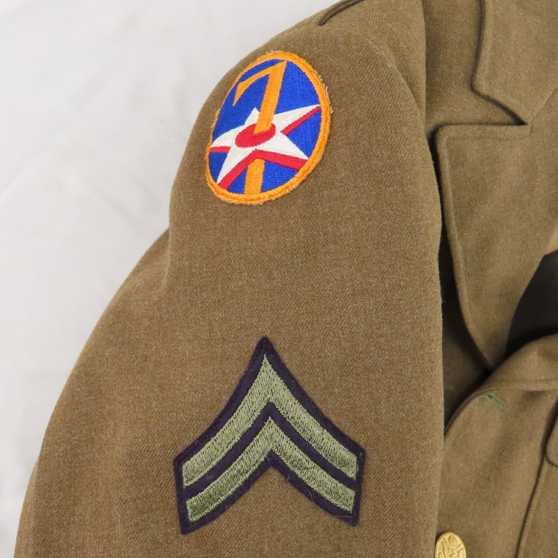 WWII US Army Wool Jacket, Shirt & Riding Breeches - 4