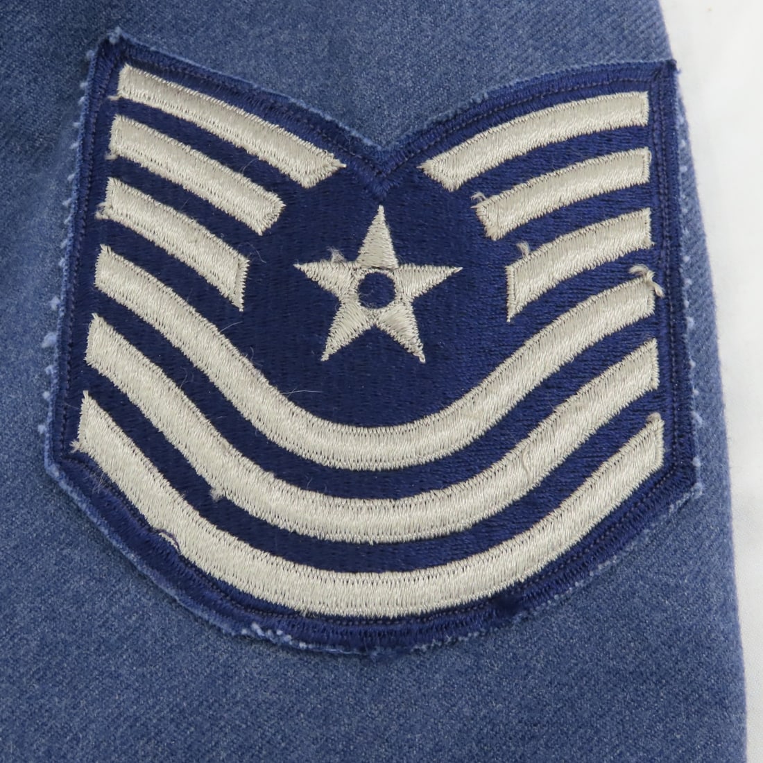 2 Vintage USAF Wool Serge Blue Uniform Jackets - 5