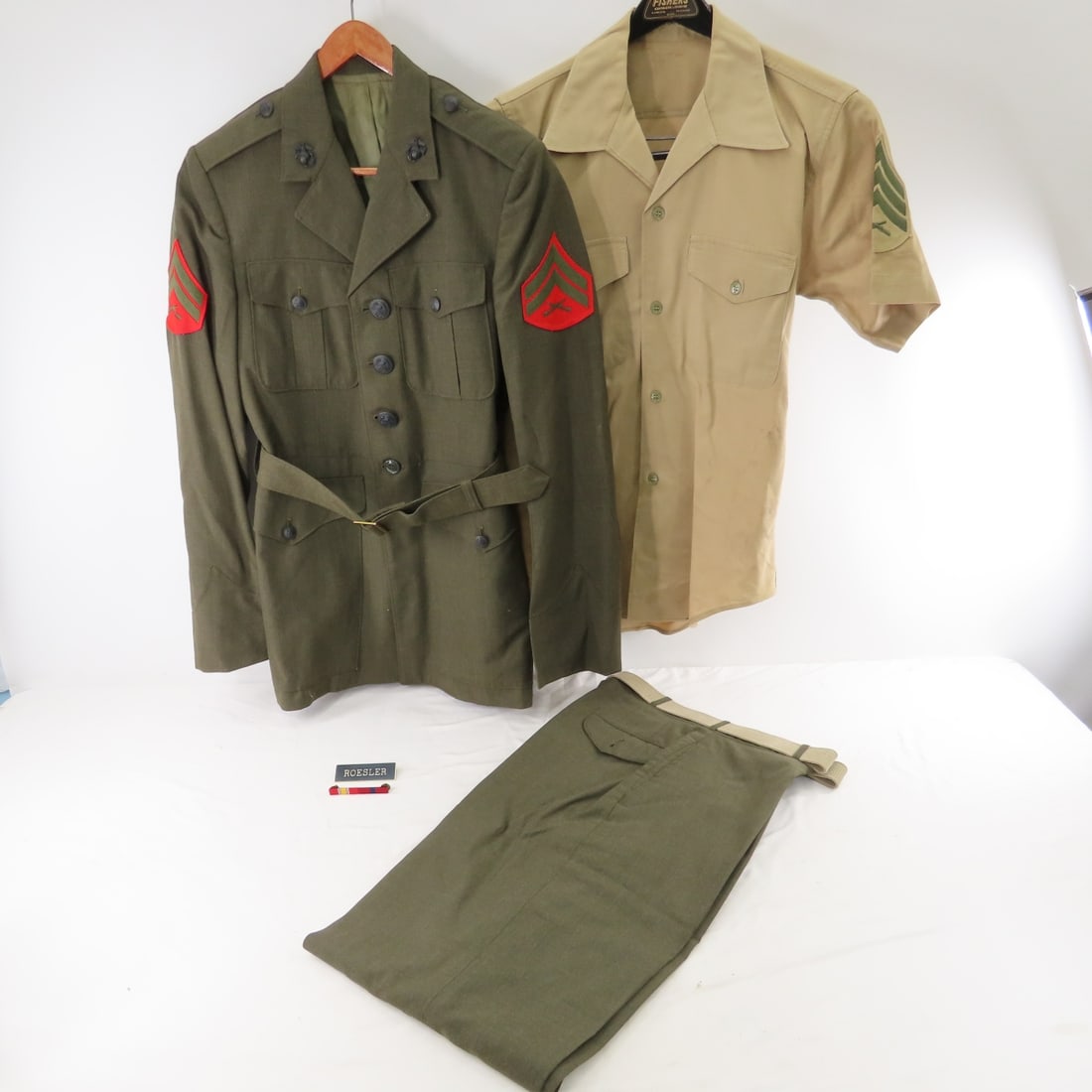 Vintage USMC "Alpha" Uniform Jacket, Shirt, Pants (1 of 17)