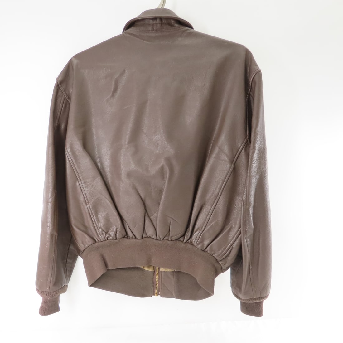 1980s Cooper A2 Leather Flight Jacket & Life Vest - 3