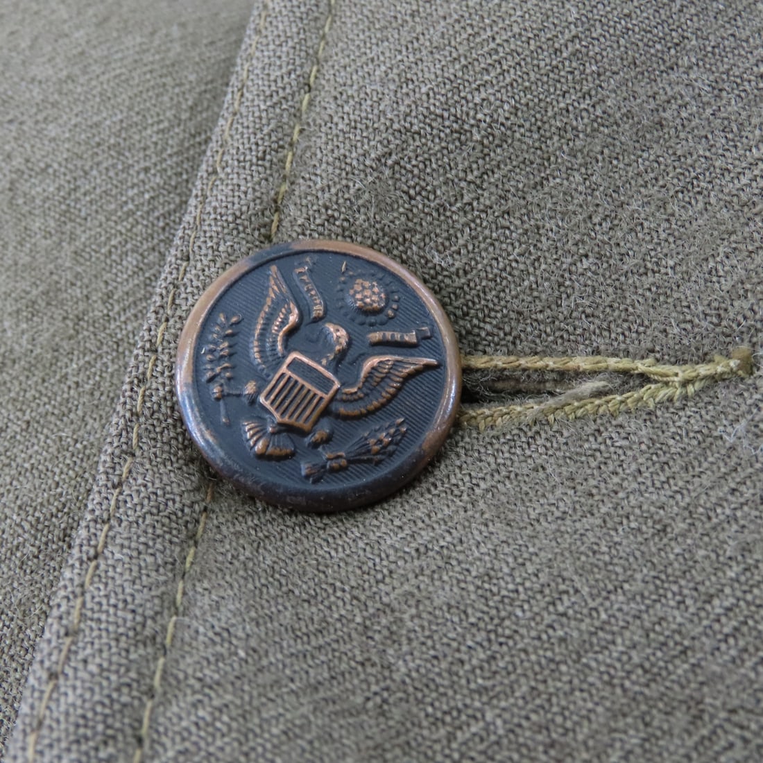 WWI US Army M1917 Wool Service Coat, Tunic - 7