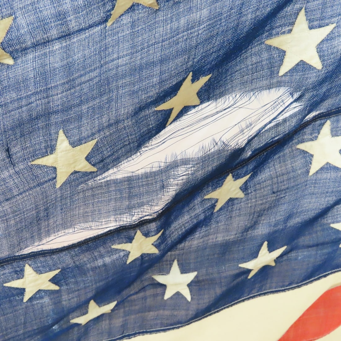 Antique United States 45 Star Flag, 1896-1908 - 3